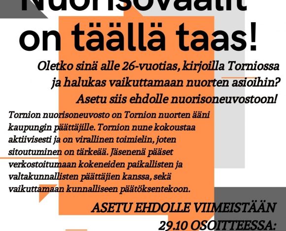 Nuorisovaalit on täällä taas!