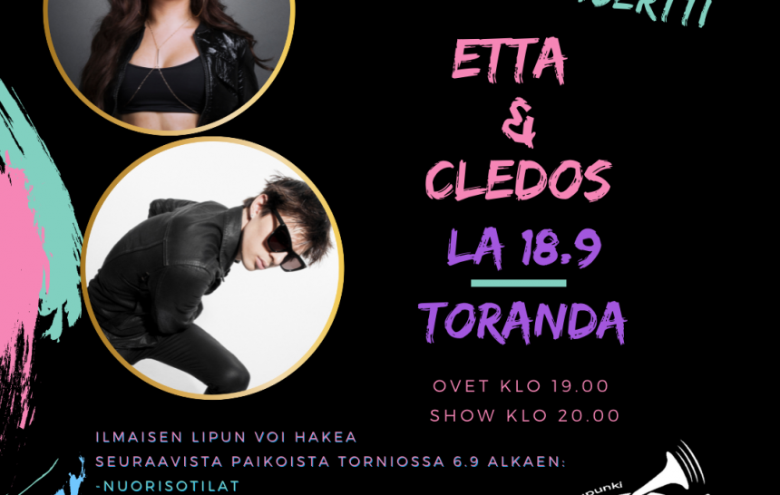 Etta ja Cledos Tornioon la 18.9.
