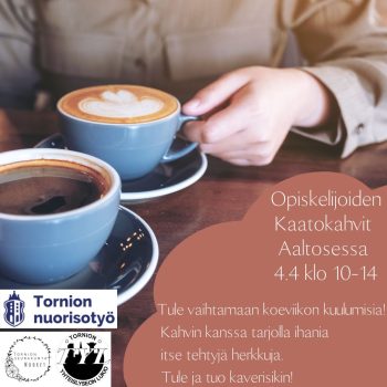 Koeviikon kaatokaffit Aaltosessa 4.4.2025 klo 09-14